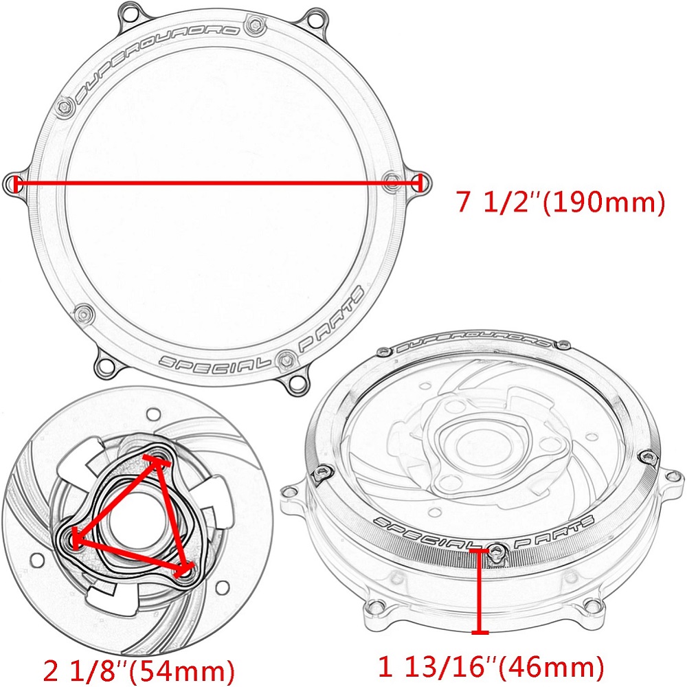 Tampa da embreagem do motor de - Motorcycle Stator avaliação e preço