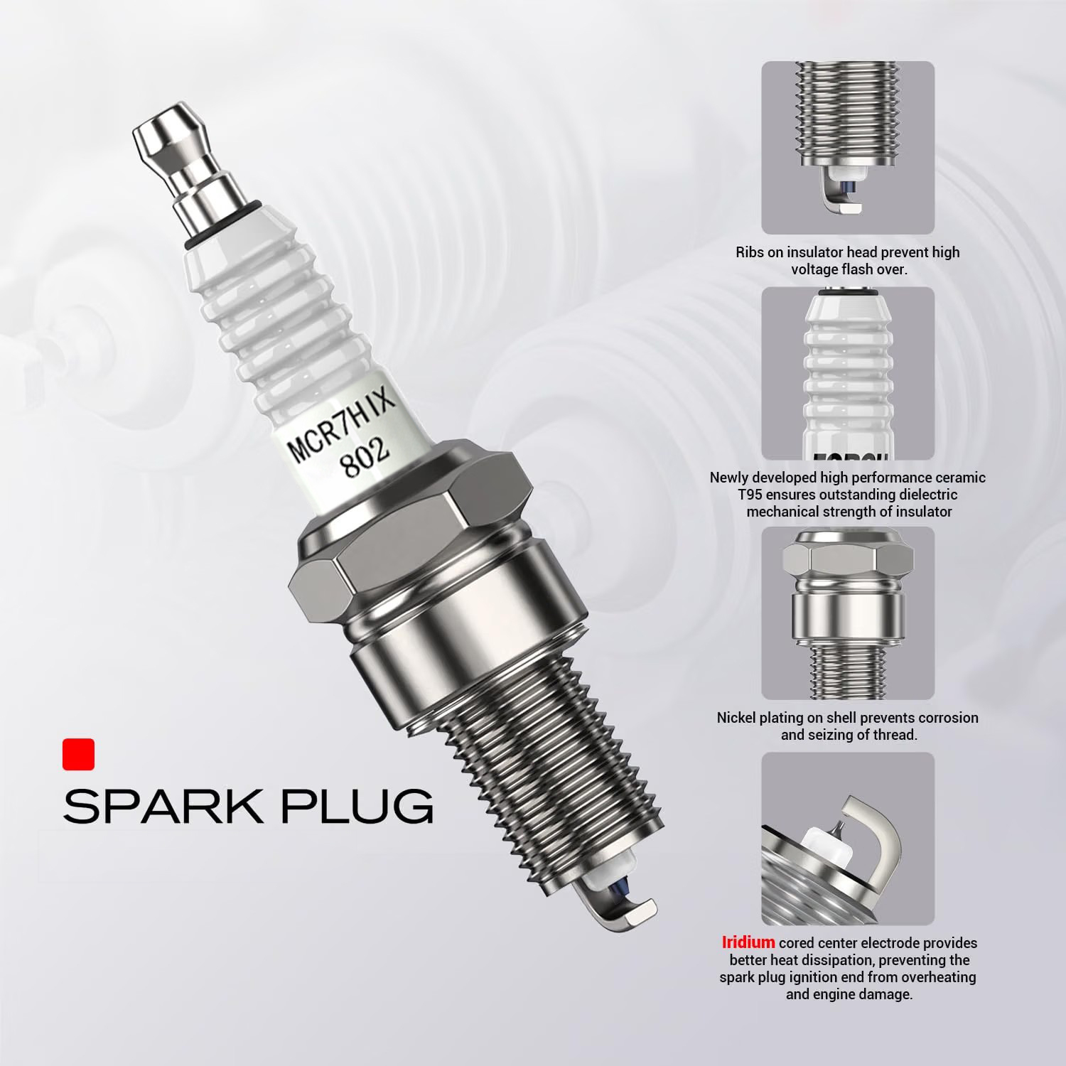 1-4 unidades Vela de Ignição O - Motorcycle Spark Plug avaliação e preço