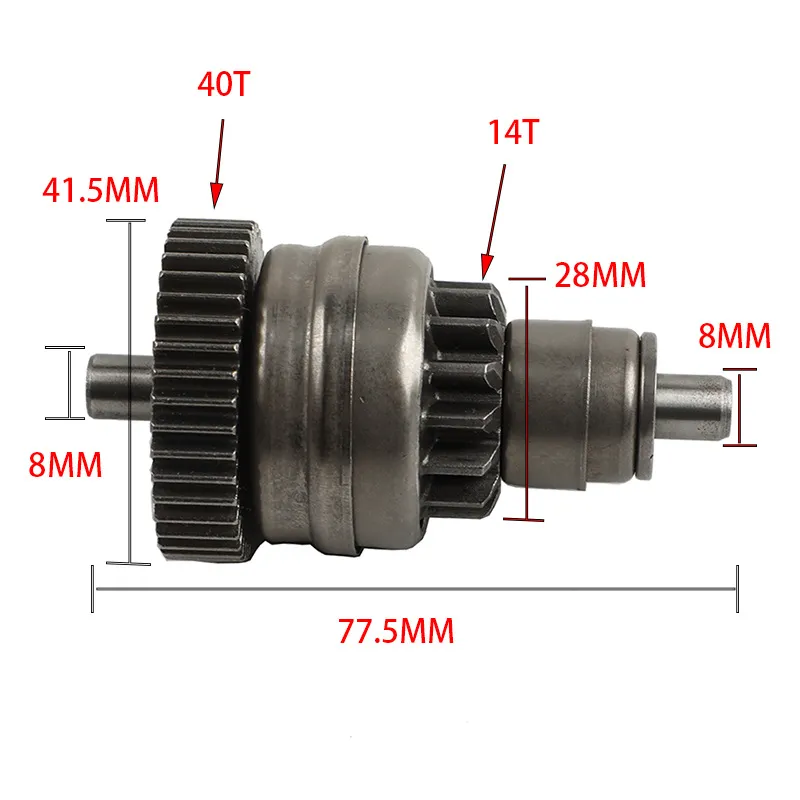 Engrenagem de arranque para mo - Motorcycle Starter Motor avaliação e preço